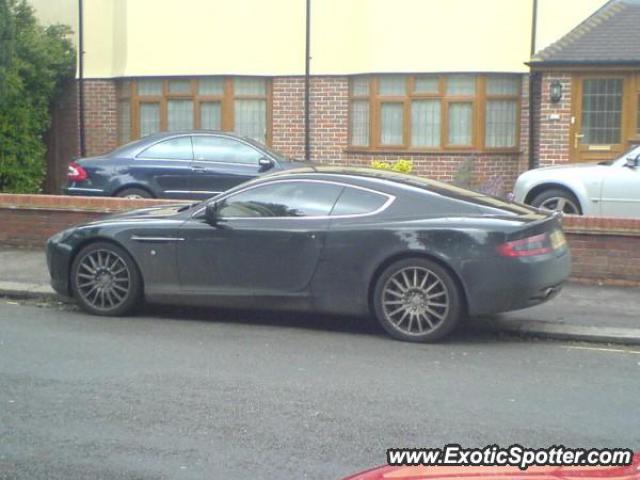 Aston Martin DB9 spotted in Heartforshire, United Kingdom