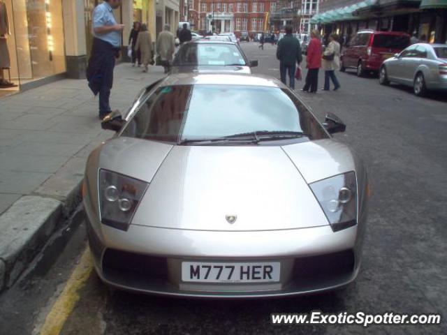 Lamborghini Murcielago spotted in London, United Kingdom