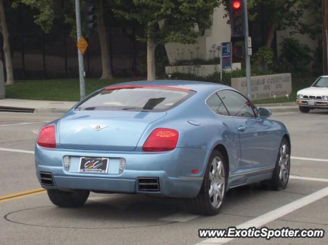 Bentley Continental spotted in Calabasas, California