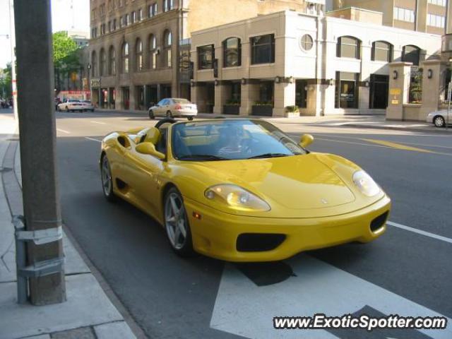 Ferrari 360 Modena spotted in Toronto, Canada