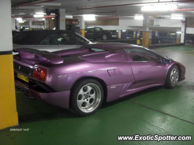 Lamborghini Diablo spotted in London, United Kingdom