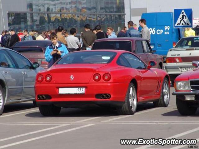 Ferrari 575M spotted in Moscow, Russia