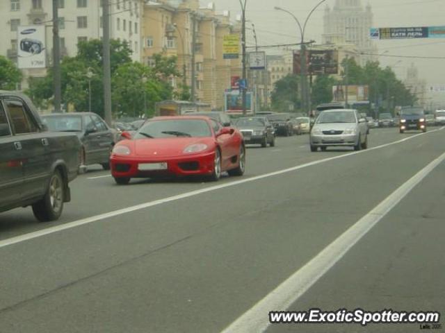 Ferrari 360 Modena spotted in Moscow, Russia