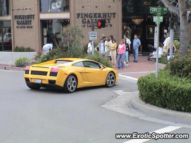 Lamborghini Gallardo spotted in Laguna Beach, California