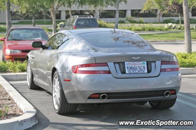 Aston Martin DB9 spotted in Calabasas, California