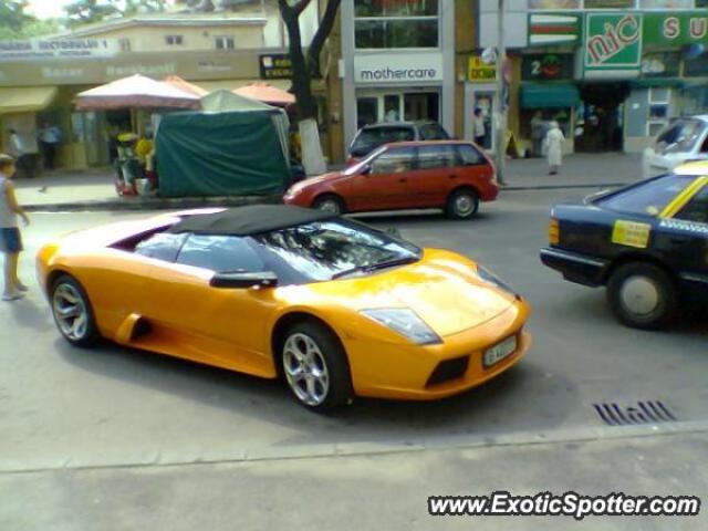 Lamborghini Murcielago spotted in Bucharest, Romania