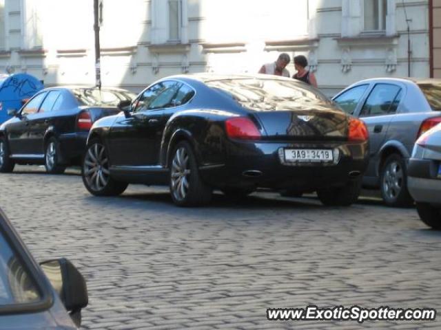 Bentley Continental spotted in Prague, Czech Republic