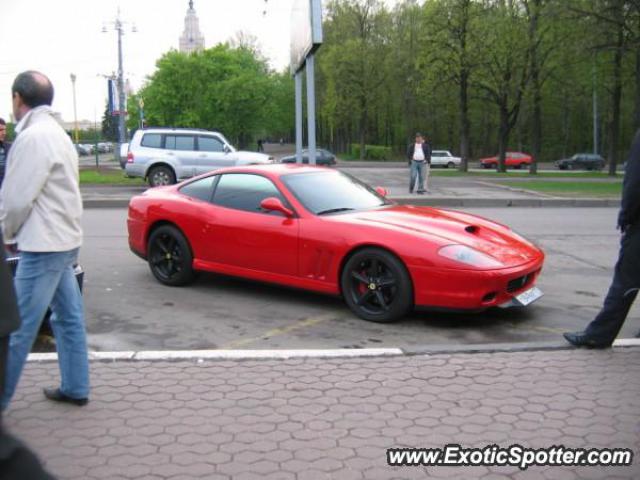 Ferrari 575M spotted in Moscow, Russia