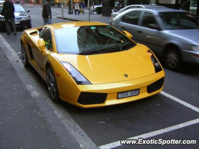 Lamborghini Gallardo spotted in Melbourne, Australia