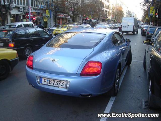 Bentley Continental spotted in Sofia, Bulgaria