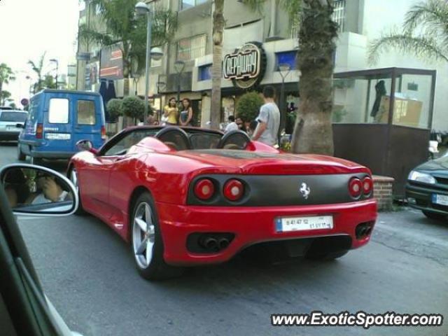 Ferrari 360 Modena spotted in Beirut, Lebanon