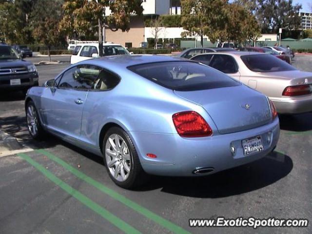 Bentley Continental spotted in Irvine, California