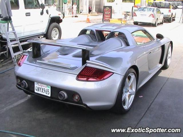 Porsche Carrera GT spotted in Newport, California