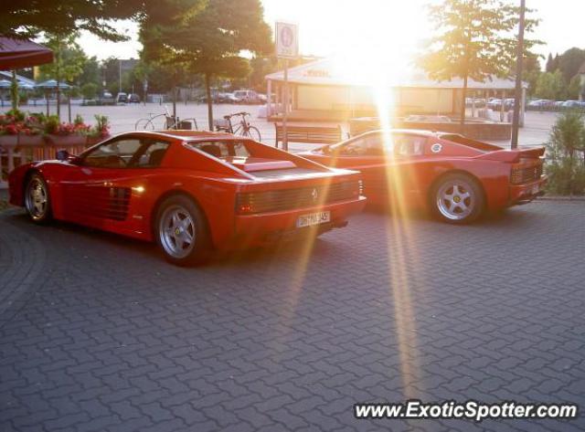 Ferrari Testarossa spotted in Weyhe near of Bremen, Germany