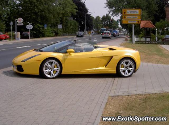 Lamborghini Gallardo spotted in Bremen, Germany