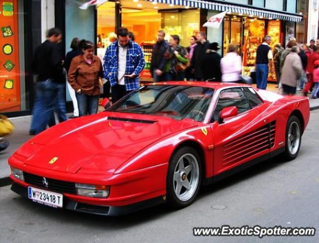 Ferrari Testarossa spotted in Vienna, Austria