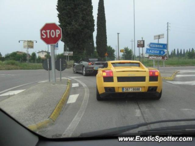 Lamborghini Gallardo spotted in Garda lake, Italy