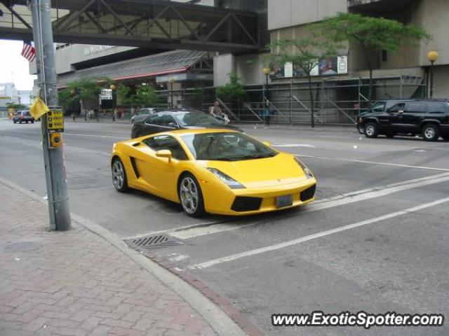 Lamborghini Gallardo spotted in Toronto, Canada