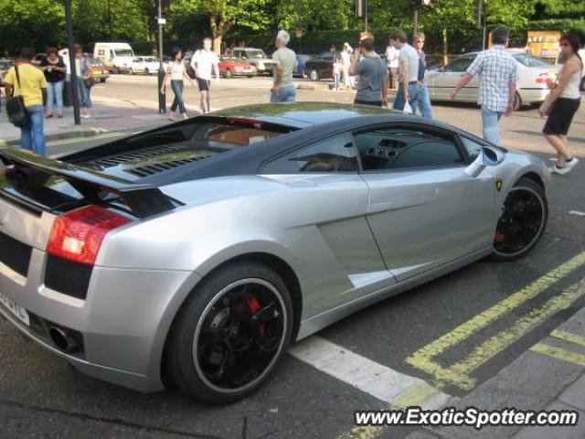 Lamborghini Gallardo spotted in London, United Kingdom