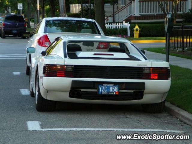 Ferrari Testarossa spotted in Birmingham, Michigan