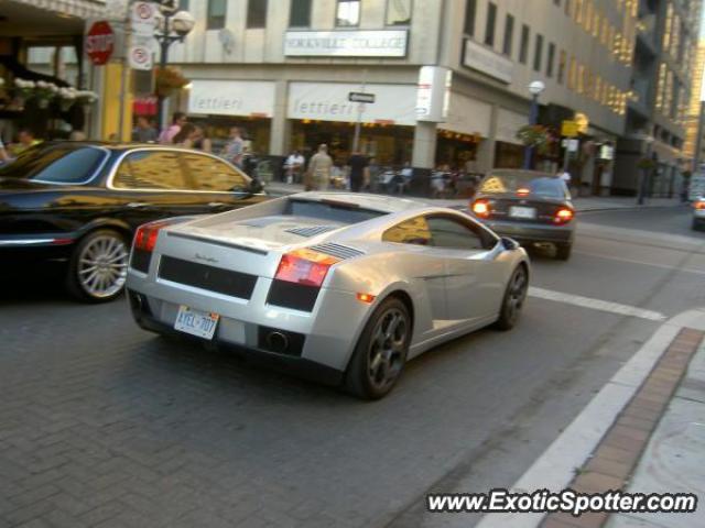 Lamborghini Gallardo spotted in Toronto, Canada