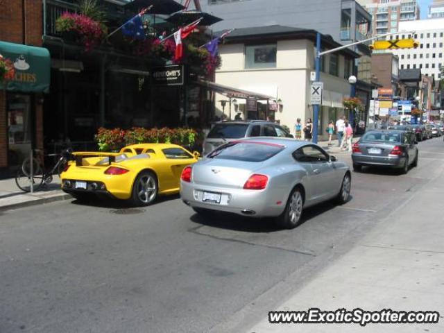 Bentley Continental spotted in Toronto, Canada