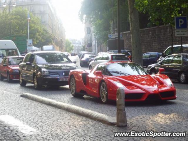 Ferrari Enzo spotted in Paris, France