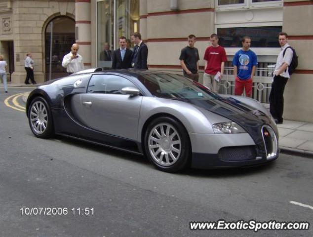 Bugatti Veyron spotted in Manchester, United Kingdom