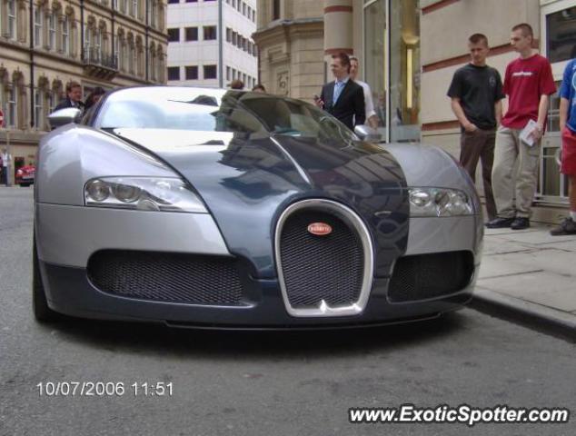 Bugatti Veyron spotted in Manchester, United Kingdom