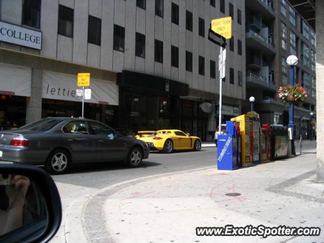 Porsche Carrera GT spotted in Toronto, Canada