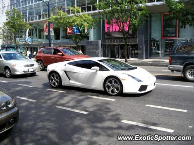 Lamborghini Gallardo spotted in Vancouver, Canada