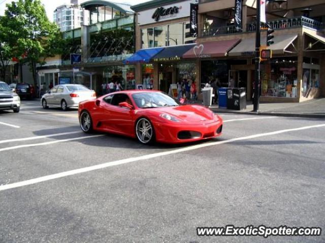 Ferrari F430 spotted in Vancouver, Canada