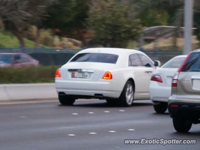 Rolls Royce Ghost spotted in Abu Dhabi, United Arab Emirates