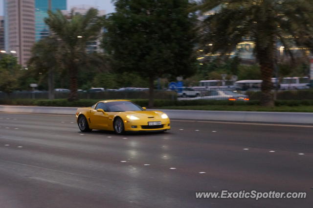 Chevrolet Corvette Z06 spotted in Abu Dhabi, United Arab Emirates