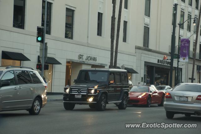 Ferrari 458 Italia spotted in Beverly Hills, California