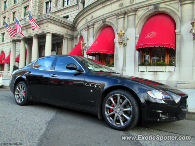 Maserati Quattroporte spotted in Boston, Massachusetts