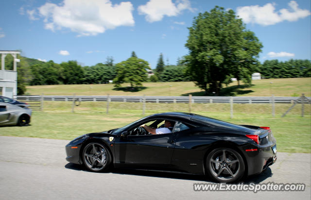 Ferrari 458 Italia spotted in Lakeville, Connecticut