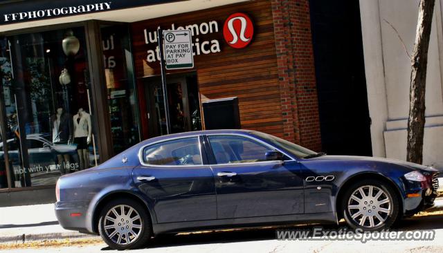 Maserati Quattroporte spotted in Chicago, Illinois