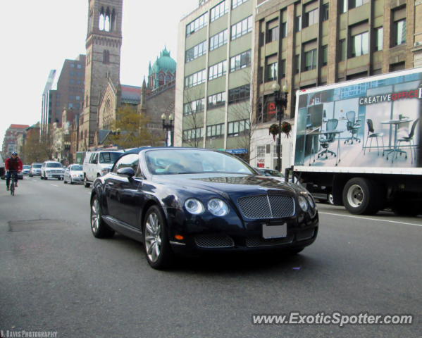 Bentley Continental spotted in Boston, Massachusetts