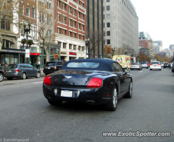 Bentley Continental spotted in Boston, Massachusetts