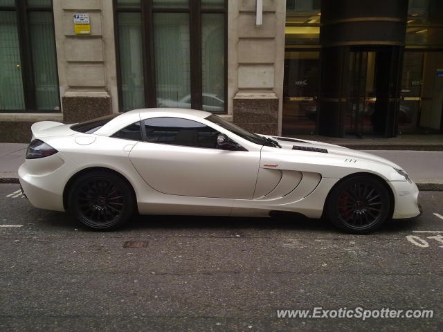 Mercedes SLR spotted in London, United Kingdom