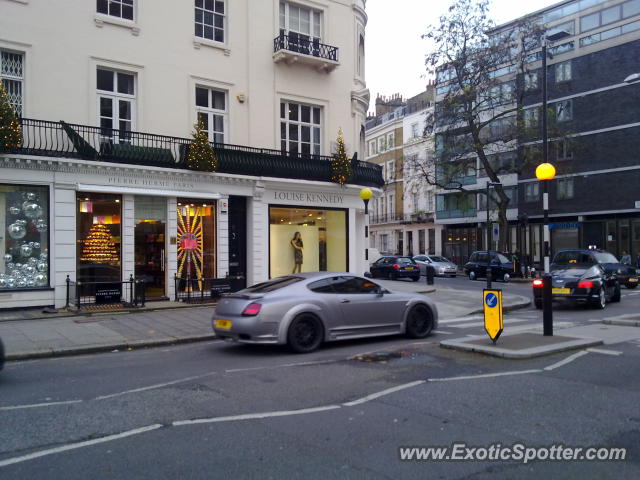 Bentley Continental spotted in London, United Kingdom