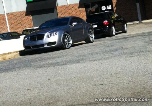 Bentley Continental spotted in Marietta, Georgia