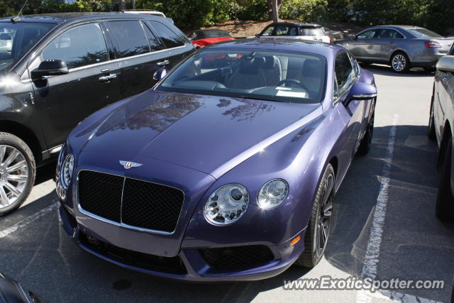 Bentley Continental spotted in Carmel, California