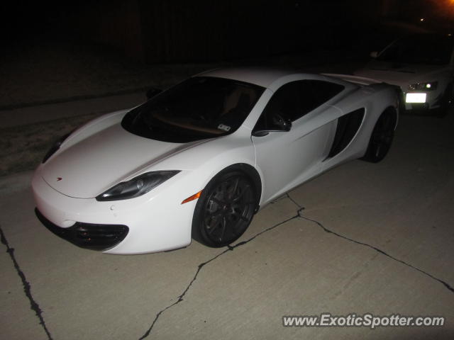 Mclaren MP4-12C spotted in Dallas, Texas