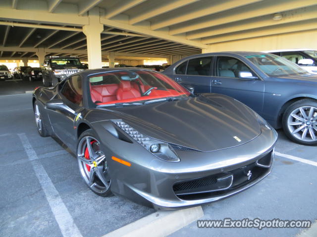 Ferrari 458 Italia spotted in Las Vegas, Nevada