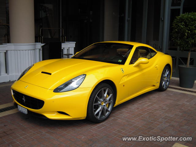 Ferrari California spotted in Cannes, France