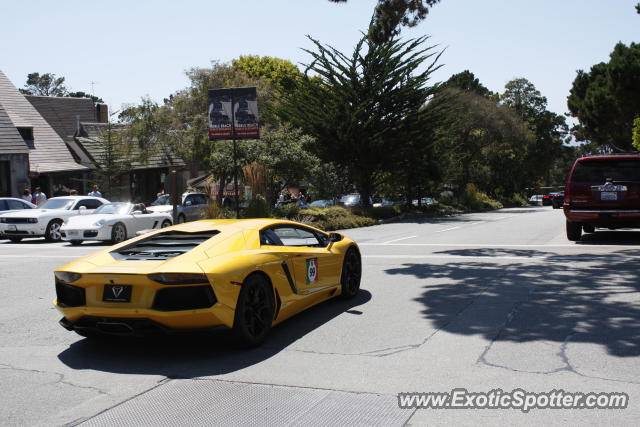 Lamborghini Aventador spotted in Carmel, California