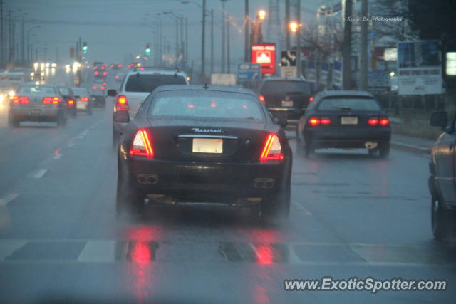 Maserati Quattroporte spotted in Toronto, Canada