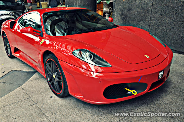 Ferrari F430 spotted in Bukit Bintang KL, Malaysia